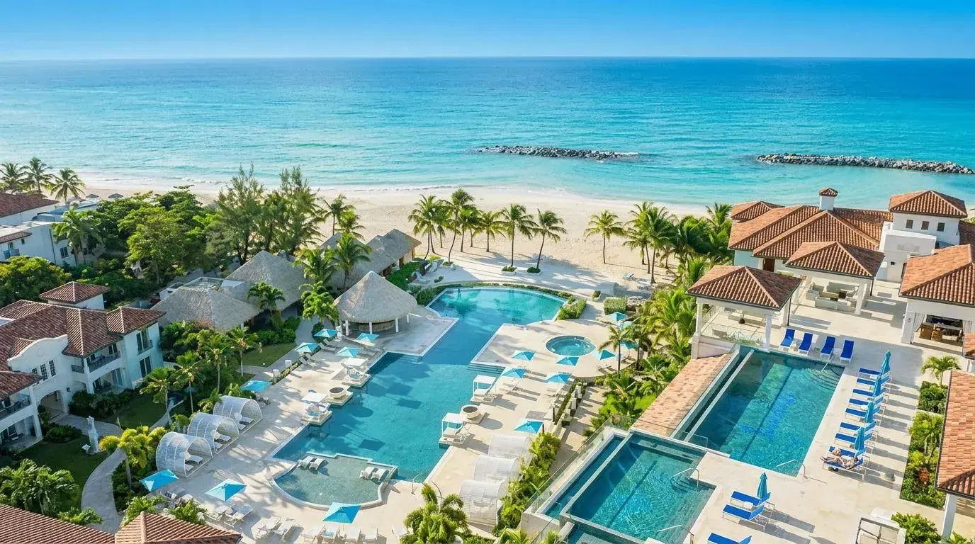Skypool Butler Suite at Sandals Royal Barbados with private cantilevered infinity pool